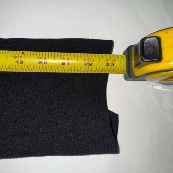 Halston Black Open Front Blazer Jacket | Size 8 | Longline Minimalist - Picture 10 of 11